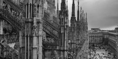 scorcio di piazza del Duomo, Milano