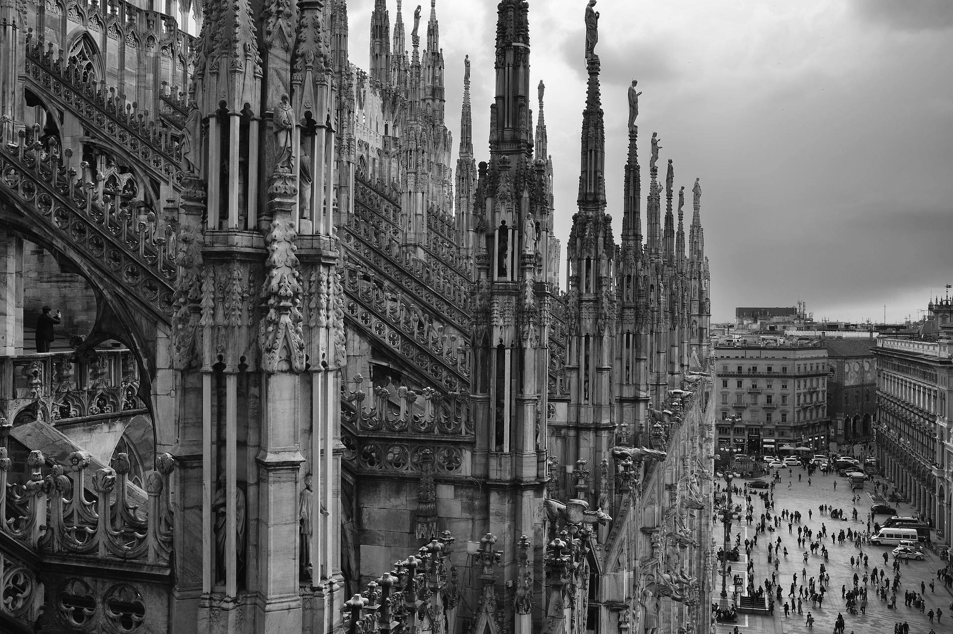 scorcio di piazza del Duomo, Milano