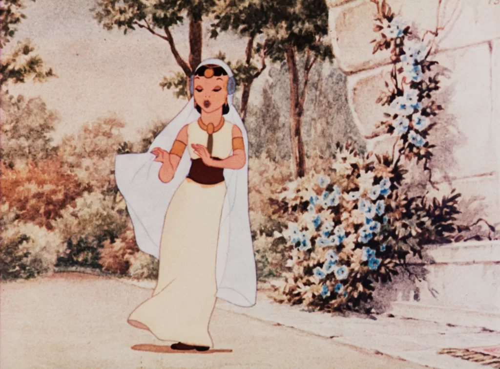 La principessa Zeila. Fotogramma de: La rosa di Bagdad © 1949 Anton Gino Domeneghini/IMA Film