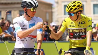 Pogacar e Vingegaard al Tour de France 2023