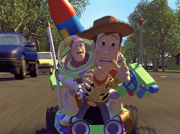 Fotogramma di Toy Story © 1996 John Lasseter/Walt Disney Pictures/Pixar Animation Studios